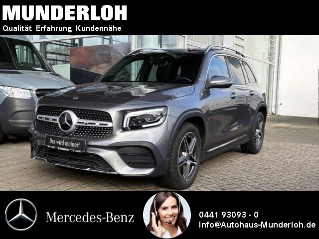 Grau Gebraucht 2022 Mercedes GLB220 AMG line SUV | 48.800 € (Teuer) - Bild 1/4