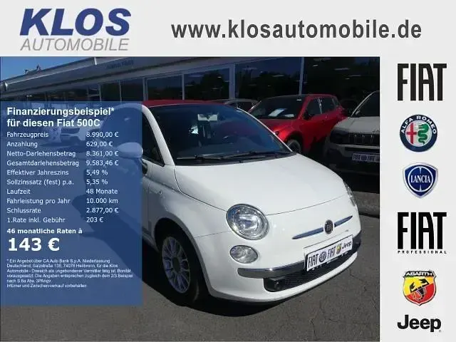 Gebraucht Fiat 500C Lounge 69 PS (50 kW) 2014 Cabrio