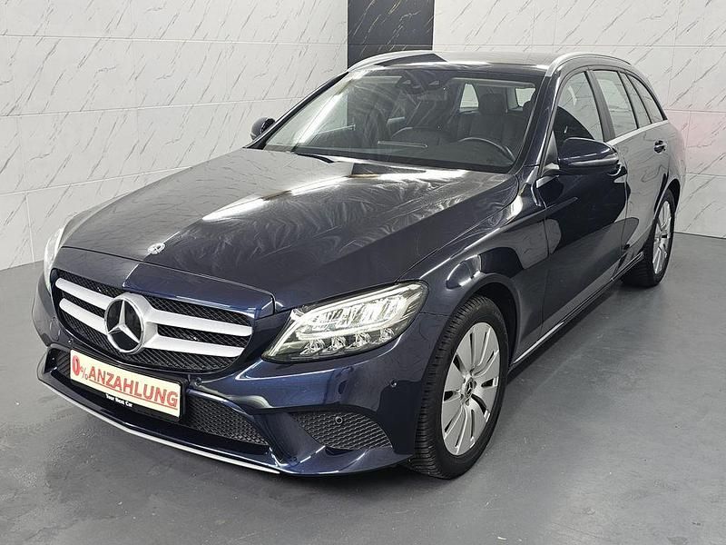 Cavansitblau metalliclack Gebraucht 2020 Mercedes C200 Kombi | 22.990 € (Superpreis) - Bild 1/2