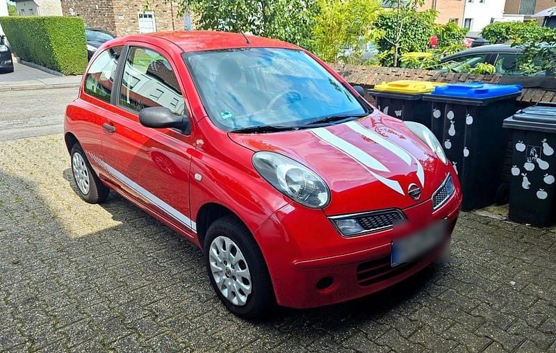 Rot Gebraucht 2009 Nissan Micra Visia Kleinwagen | 1.400 € (Guter Preis) - Bild 1/4