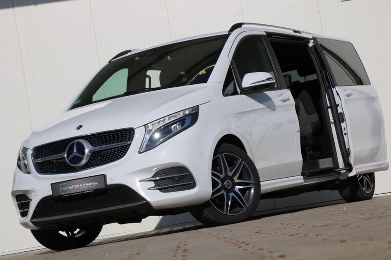 Weiß Gebraucht 2021 Mercedes V220 AMG Van / Kleinbus | 48.444 € (Guter Preis) - Bild 1/4