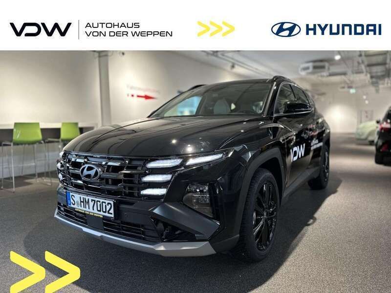 Abyss black (schwarz) Neu 2024 Hyundai Tucson Prime SUV | 38.490 € (Teuer) - Bild 1/4