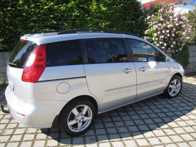 Gebraucht Mazda 5 199 PS (146 kW) 2007 Silber metallic Van / Kleinbus