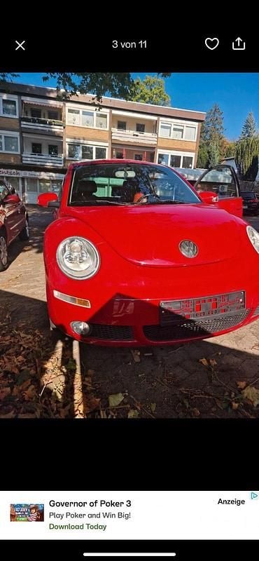 Gebraucht VW New Beetle 75 PS (55 kW) 2009 Rot Kleinwagen