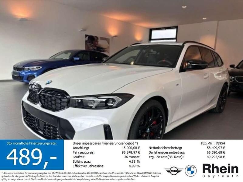 Mineralweiß metallic Neu 2025 BMW 340 Kombi | 75.449 € (Fairer Preis) - Bild 1/4