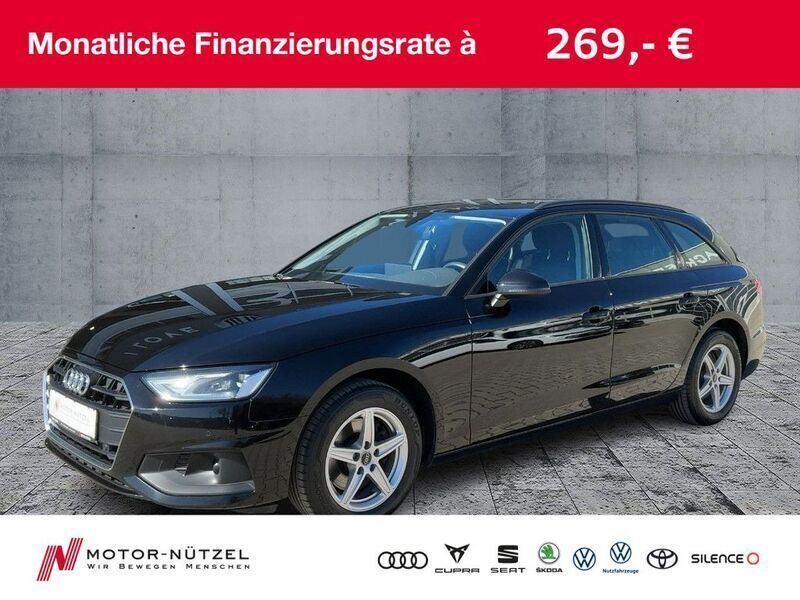Brillantschwarz Gebraucht 2021 Audi A4 Comfort Kombi | 20.960 € (Fairer Preis) - Bild 1/4