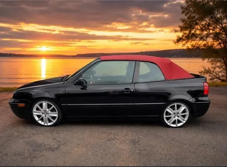 Gebraucht VW Golf Cabriolet Conceptline 101 PS (74 kW) 1997 Schwarz Cabrio