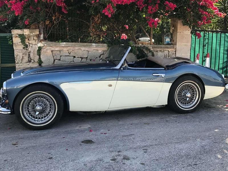 Blau Gebraucht 1957 Austin Healey 100 Cabrio | 44.000 € - Bild 1/2