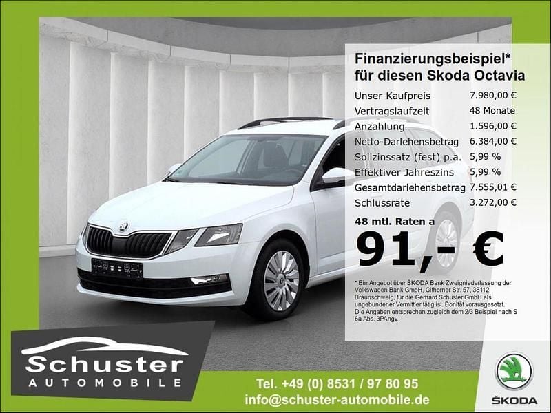 Gebraucht Skoda Octavia 116 PS (85 kW) 2017 Weiss Kombi