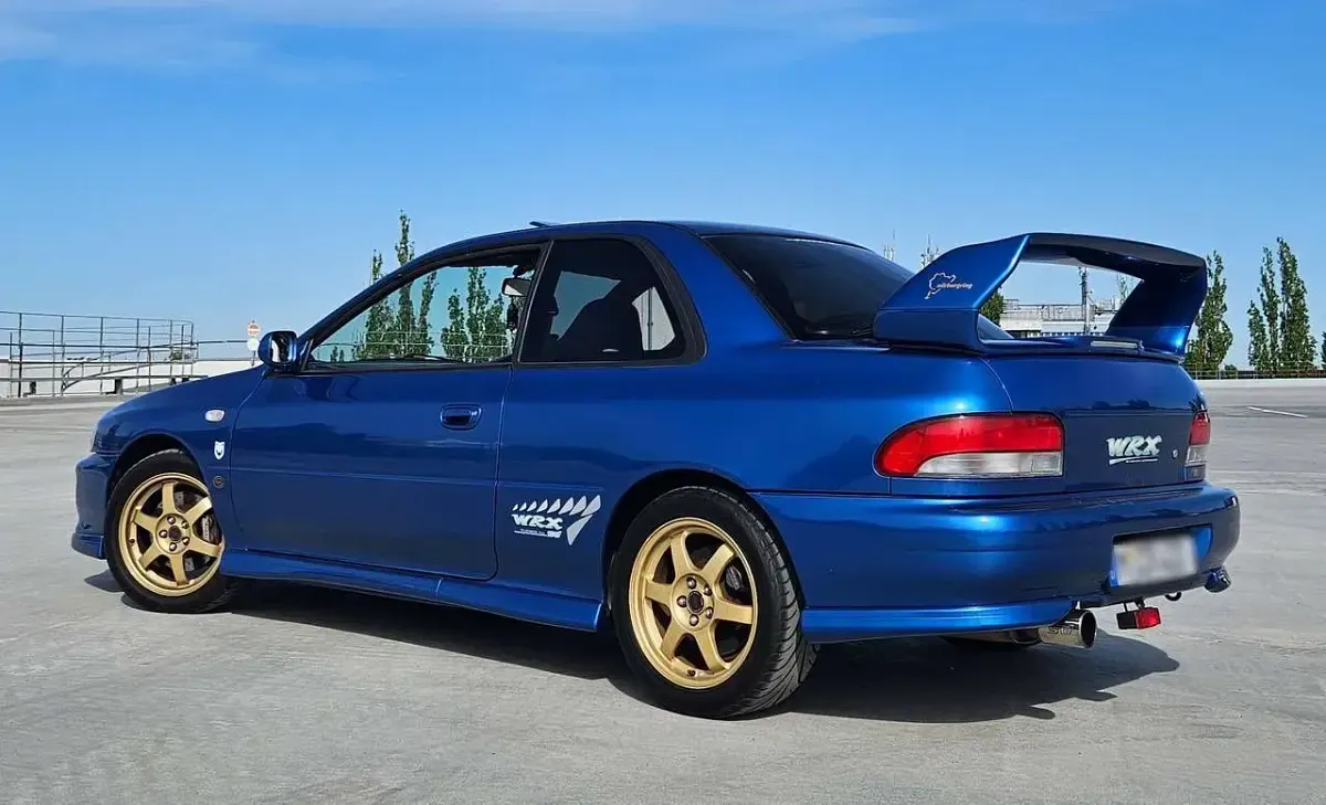 Occasion Subaru Impreza 280 ch (205 kW) 2000 Bleue Coupé
