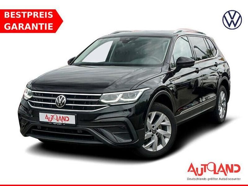 Schwarz Gebraucht 2021 VW Tiguan Allspace Comfortline SUV | 31.950 € (Teuer) - Bild 1/4