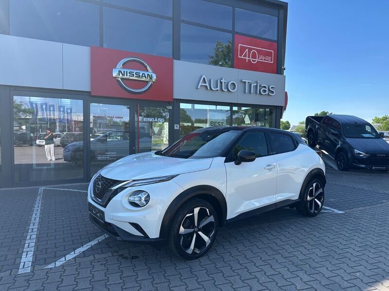 Weiß Gebraucht 2020 Nissan Juke Tekna SUV | 18.490 € (Fairer Preis) - Bild 1/4