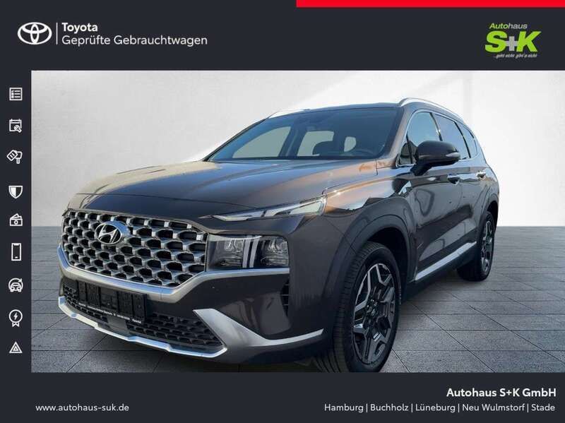 Taiga brown / mic (braun) Gebraucht 2021 Hyundai Santa Fe Prime SUV | 29.980 € (Guter Preis) - Bild 1/4