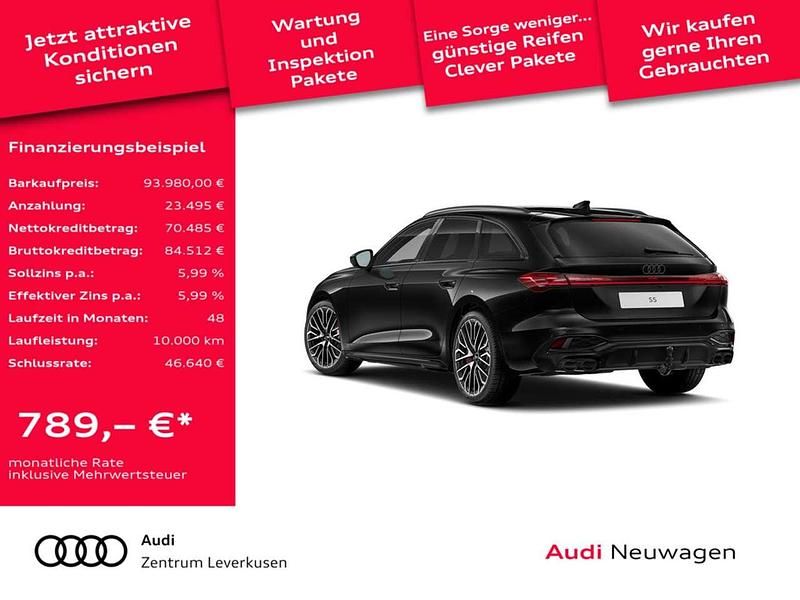 Neu Audi S5 Sport 367 PS (269 kW) 2026 Schwarz Kombi