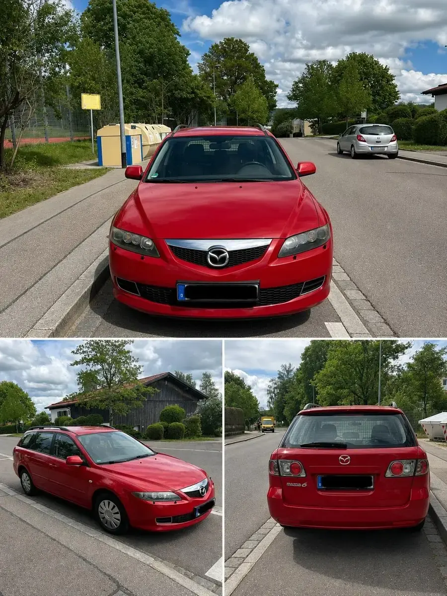 Używany Mazda 6 Inclusive 120 KM (88 kW) 2007 Czerwony Kombi