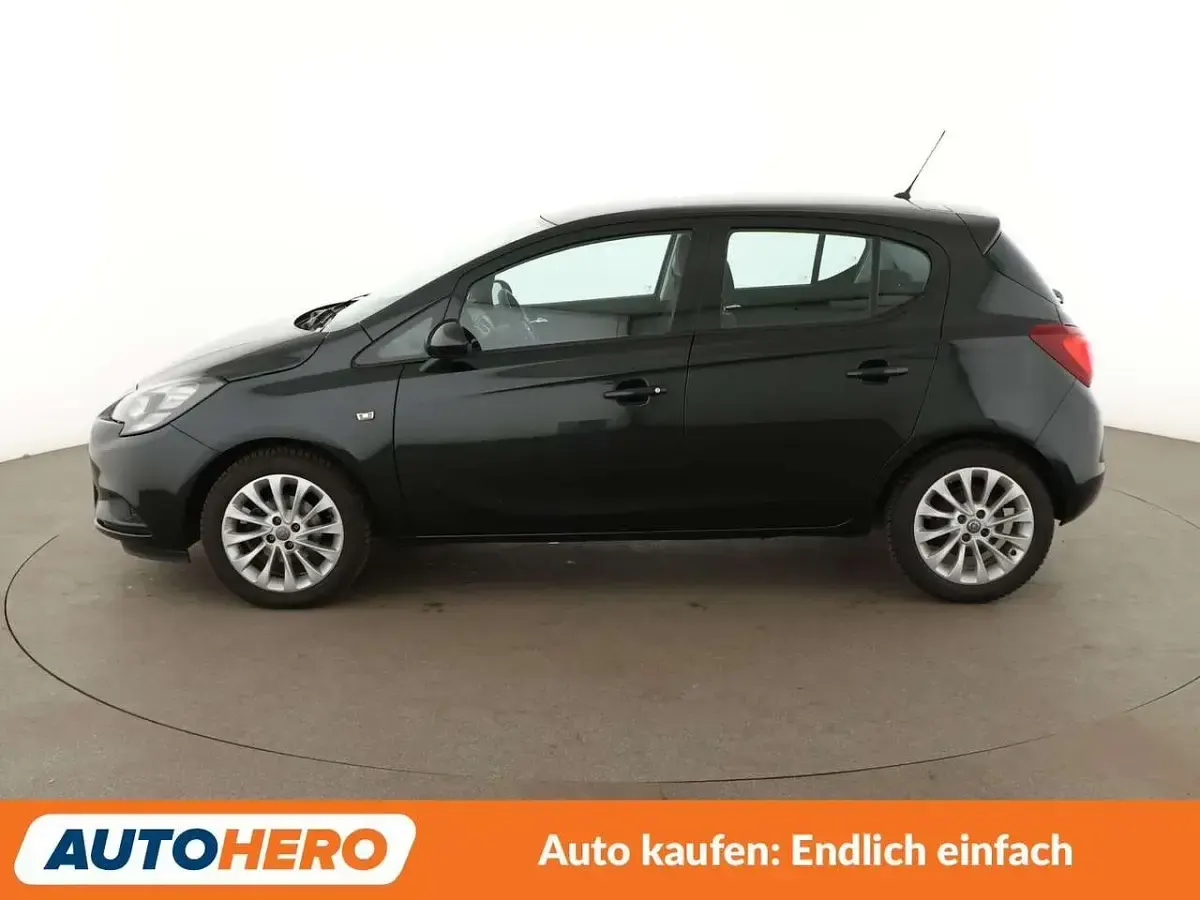 Gebraucht Opel Corsa Njoy 90 PS (66 kW) 2015 Schwarz Kleinwagen