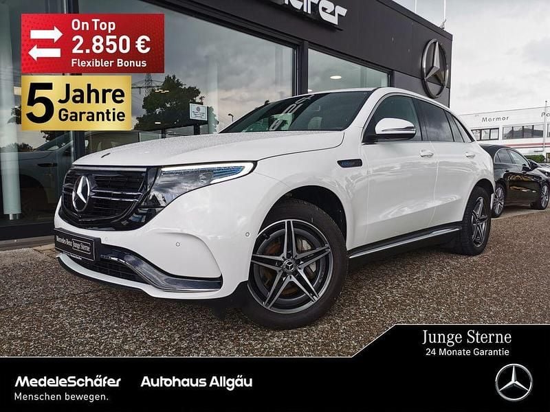 Unilack polarweiß Gebraucht 2022 Mercedes EQC400 AMG SUV | 40.470 € (Fairer Preis) - Bild 1/4