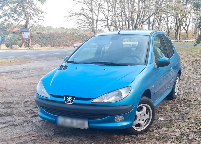 Gebraucht Peugeot 206 75 PS (55 kW) 2000 Blau Kleinwagen