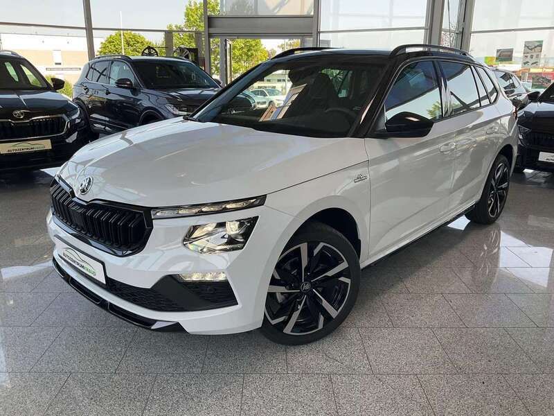 Moonweiss metallic Neu 2025 Skoda Kamiq Monte Carlo SUV | 28.890 € (Etwas zu teuer) - Bild 1/4