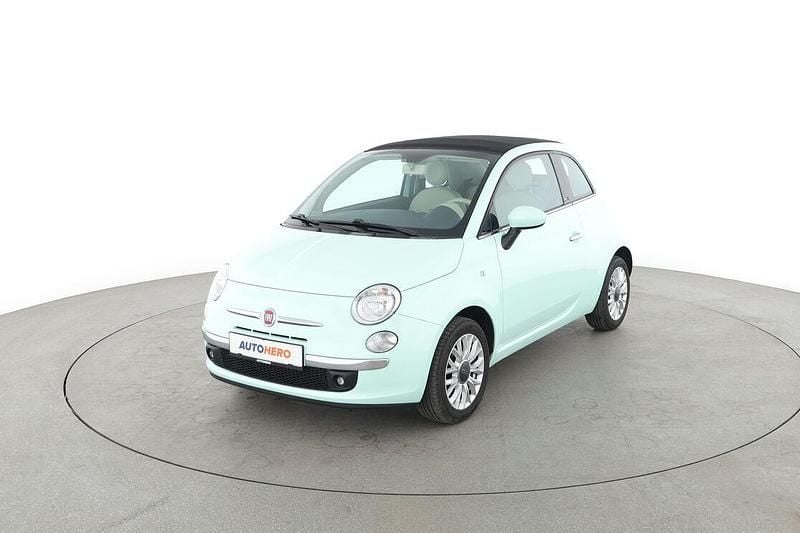 Grün Gebraucht 2014 Fiat 500C Lounge Cabrio | 7.060 € (Fairer Preis) - Bild 1/3