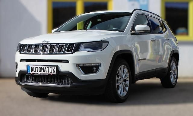 Alpine white (vr296) Gebraucht 2020 Jeep Compass Limited SUV | 19.990 € (Fairer Preis) - Bild 1/4