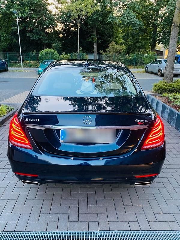 Blau Gebraucht 2014 Mercedes S500 Limousine | 26.900 € (Superpreis) - Bild 1/4