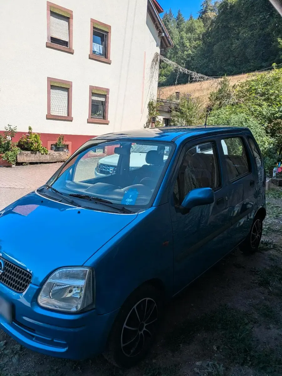 Gebraucht Opel Agila 75 PS (55 kW) 2003 Blau Van / Kleinbus
