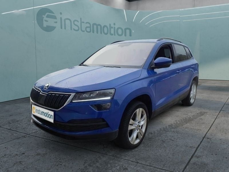 Blau Gebraucht 2021 Skoda Karoq Style SUV | 22.990 € (Fairer Preis) - Bild 1/3