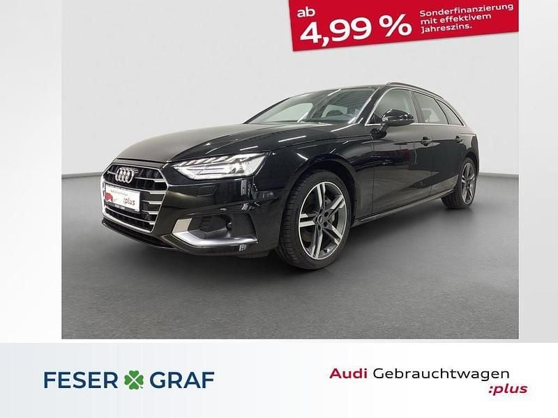 Mythosschwarz metallic Gebraucht 2022 Audi A4 Ambiente Kombi | 26.480 € (Guter Preis) - Bild 1/4