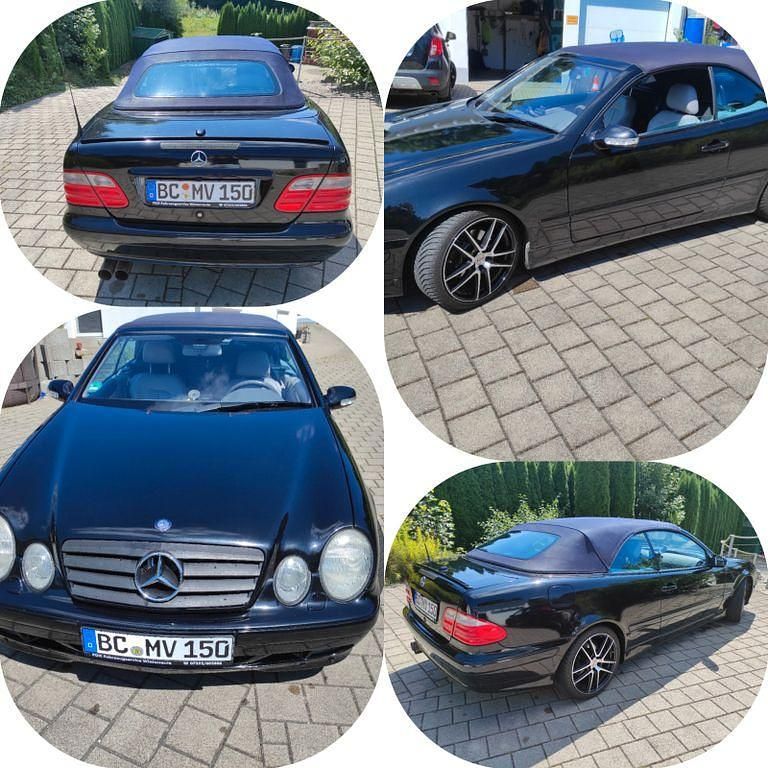 Schwarz Gebraucht 2000 Mercedes CLK320 Elegance Cabrio | 5.400 € (Fairer Preis) - Bild 1/4