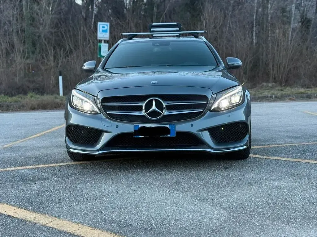 Gebraucht Mercedes C220 AMG line 170 PS (125 kW) 2017 Grau Limousine