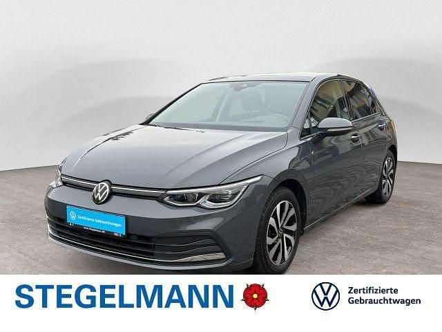 Delfingrau metallic Gebraucht 2022 VW Golf Active Limousine | 24.990 € (Teuer) - Bild 1/4