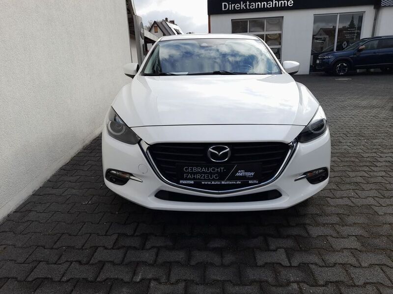 Gebraucht Mazda 3 Exclusive-Line 120 PS (88 kW) 2017 Weiß Limousine