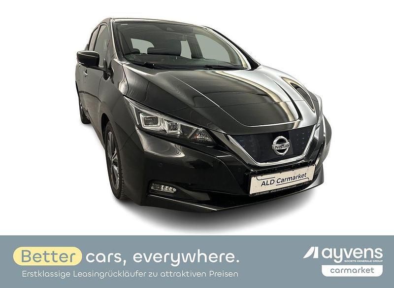 Lackierung: black Gebraucht 2021 Nissan Leaf Tekna Kleinwagen | 14.480 € (Fairer Preis) - Bild 1/4