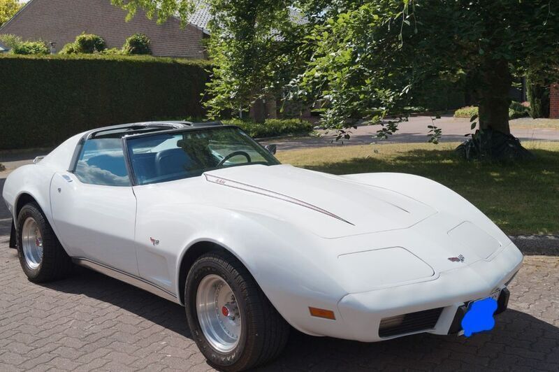 Weiß Gebraucht 1977 Corvette C3 Cabrio | 22.900 € - Bild 1/4