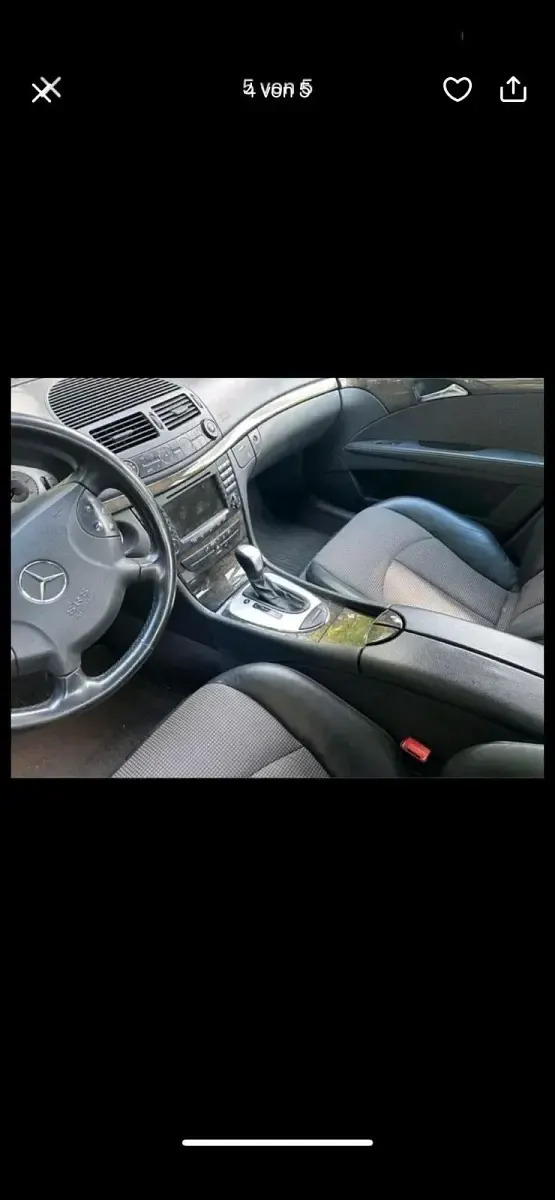 Gebraucht Mercedes E320 Avantgarde 204 PS (150 kW) 2003 Silber Limousine
