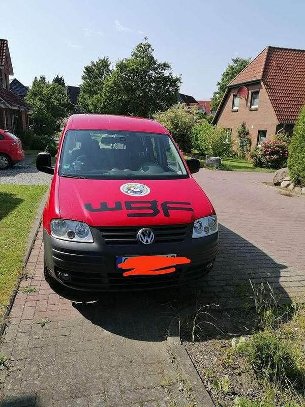 Rot Gebraucht 2009 VW Caddy Style Van / Kleinbus | 2.600 € (Guter Preis) - Bild 1/4