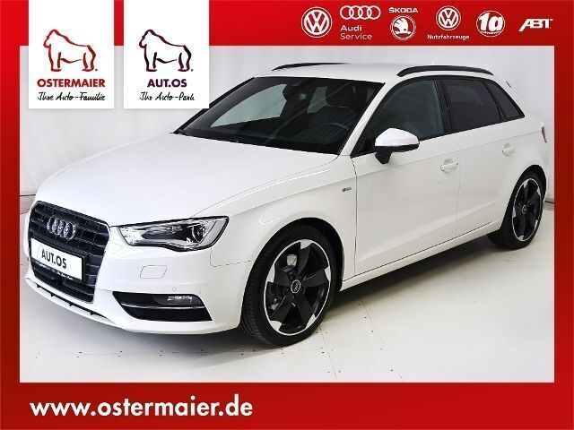 Weiß Gebraucht 2015 Audi A3 Sportback Ambition Kleinwagen | 29.980 € - Bild 1/4