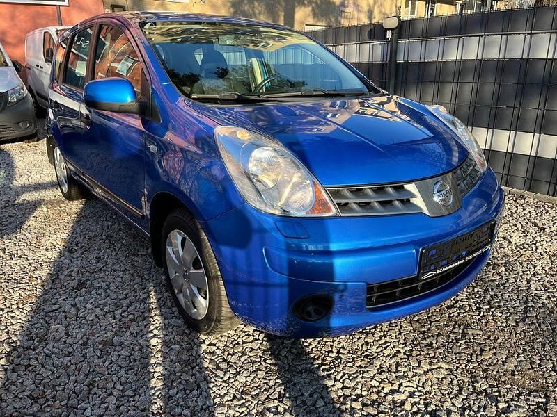 Gebraucht Nissan Note Visia 88 PS (64 kW) 2008 Blau Kleinwagen