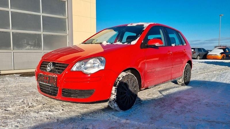 Gebraucht VW Polo Trendline 69 PS (50 kW) 2008 Rot Kleinwagen