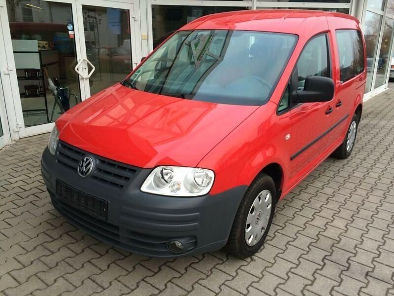 Gebraucht VW Caddy 80 PS (58 kW) 2010 Rot Van / Kleinbus