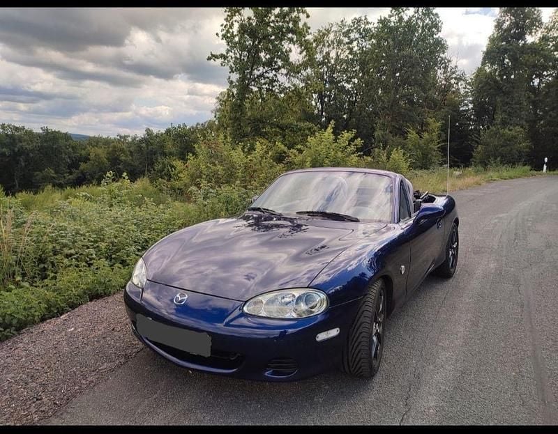 Gebraucht Mazda MX5 Edition 110 PS (80 kW) 2003 Blau Cabrio