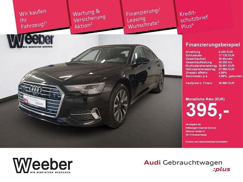 Mythosschwarz metallic Gebraucht 2022 Audi A6 Ambiente Limousine | 36.880 € (Fairer Preis) - Bild 1/4