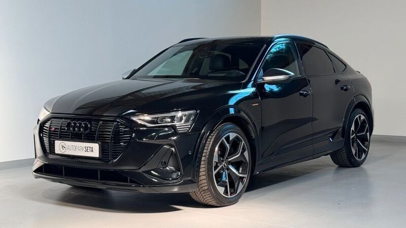 Schwarz Gebraucht 2022 Audi e-tron S-Line SUV | 43.975 € (Superpreis) - Bild 1/4