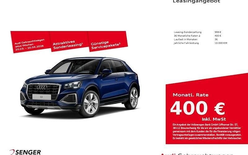 Gebraucht Audi Q2 Advanced Plus 150 PS (110 kW) 2025 Navarrablau metallic SUV
