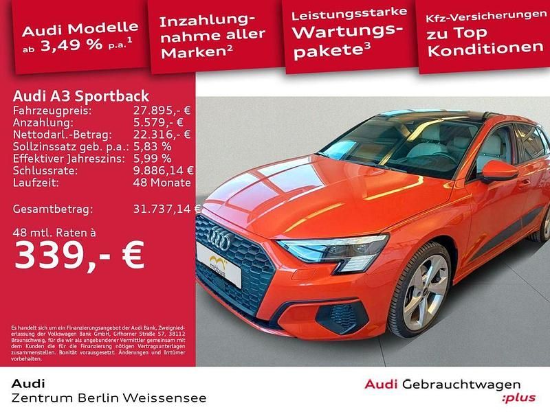 Gebraucht Audi A3 Ambiente 150 PS (110 kW) 2022 Individuallackierungen audi exclusive Limousine