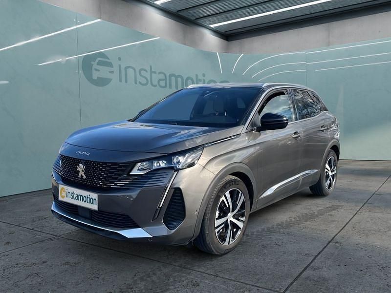 Grau Gebraucht 2021 Peugeot 3008 SUV | 25.299 € (Etwas zu teuer) - Bild 1/4