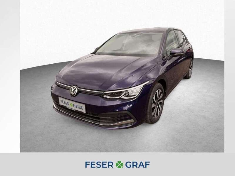 Blau Gebraucht 2023 VW Golf VIII Active Limousine | 21.450 € (Superpreis) - Bild 1/4