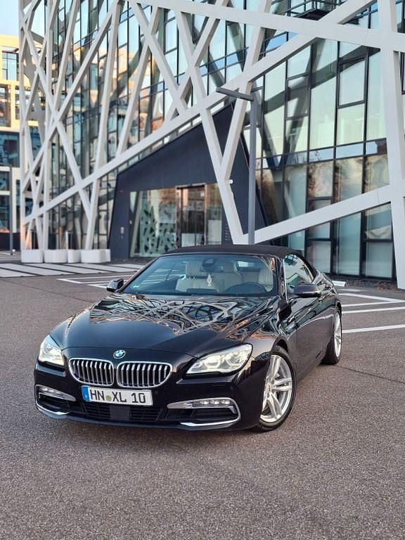 Schwarz Gebraucht 2016 BMW 650 Cabriolet Performance Cabrio | 22.999 € - Bild 1/4