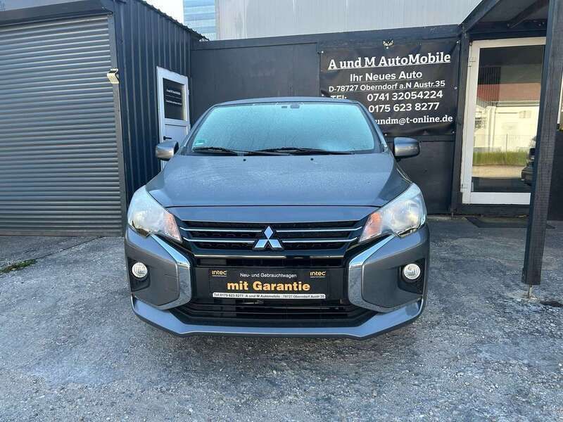 Platinumgrau Gebraucht 2021 Mitsubishi Space Star Spirit+ Kleinwagen | 13.649 € (Fairer Preis) - Bild 1/4